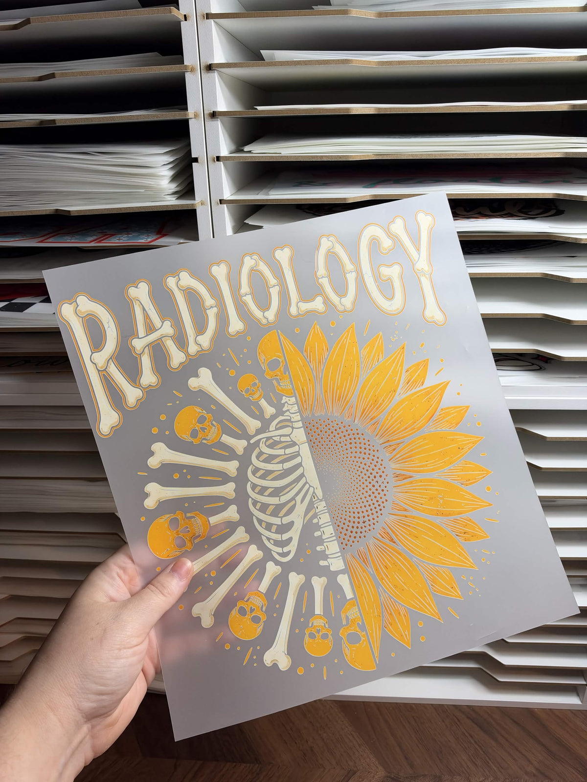 RADIOLOGY SUNFLOWER DTF