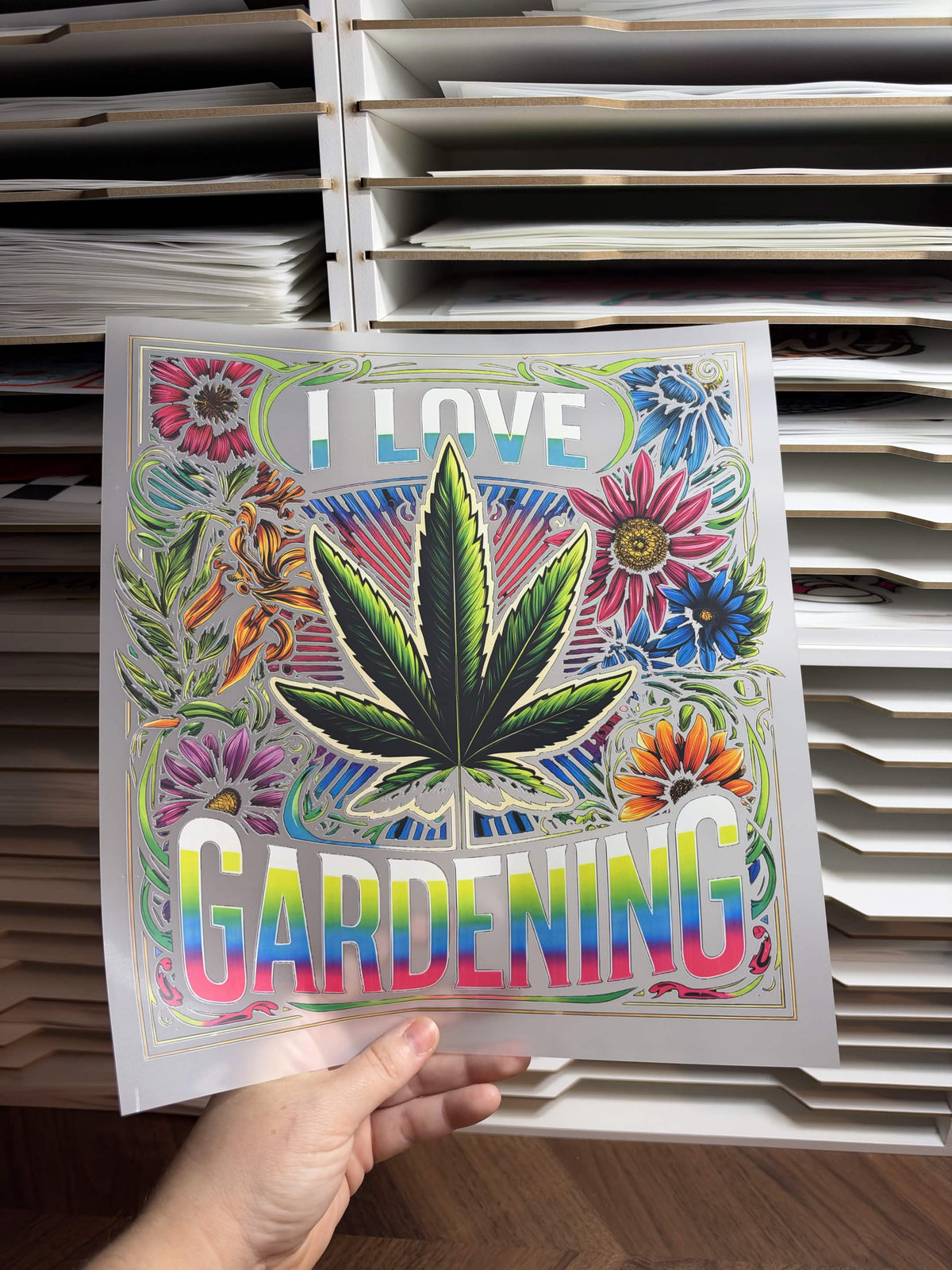 I LOVE GARDENING DTF
