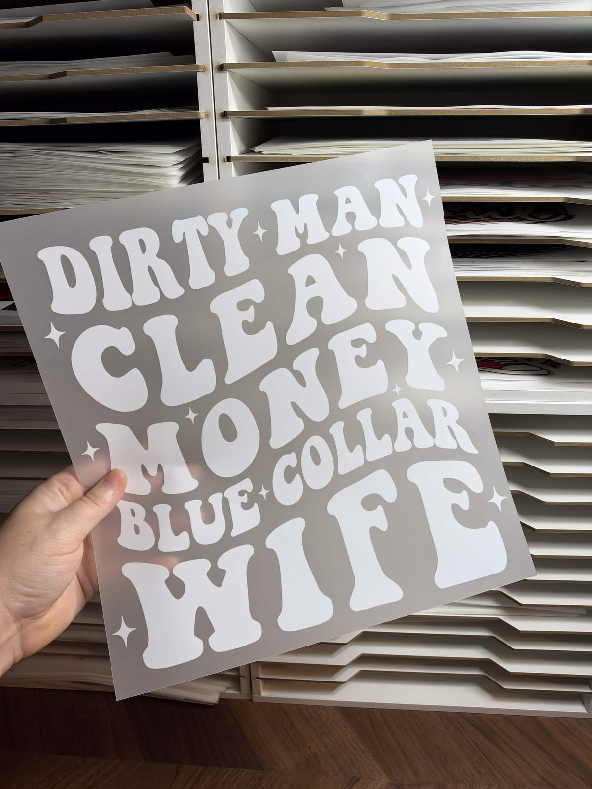 DIRTY MAN CLEAN MONEY DTF