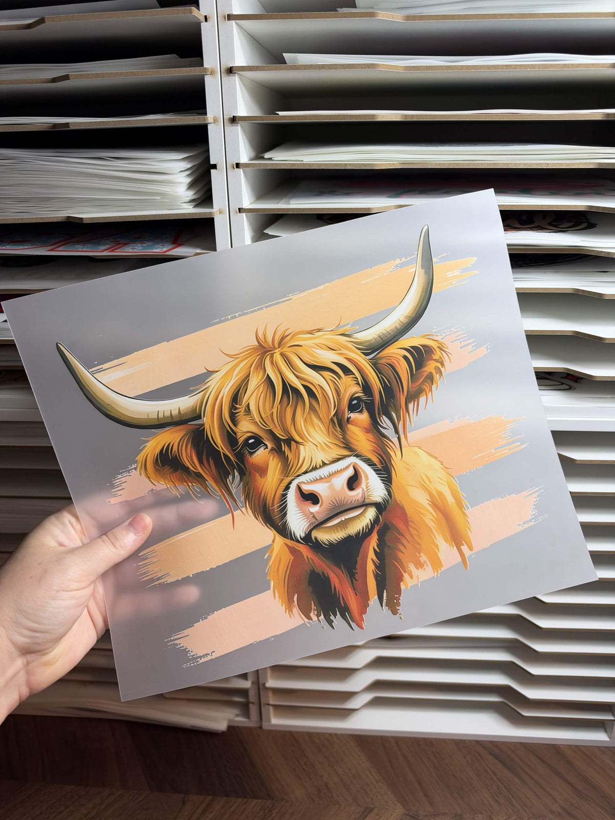 STRIPED COW DTF