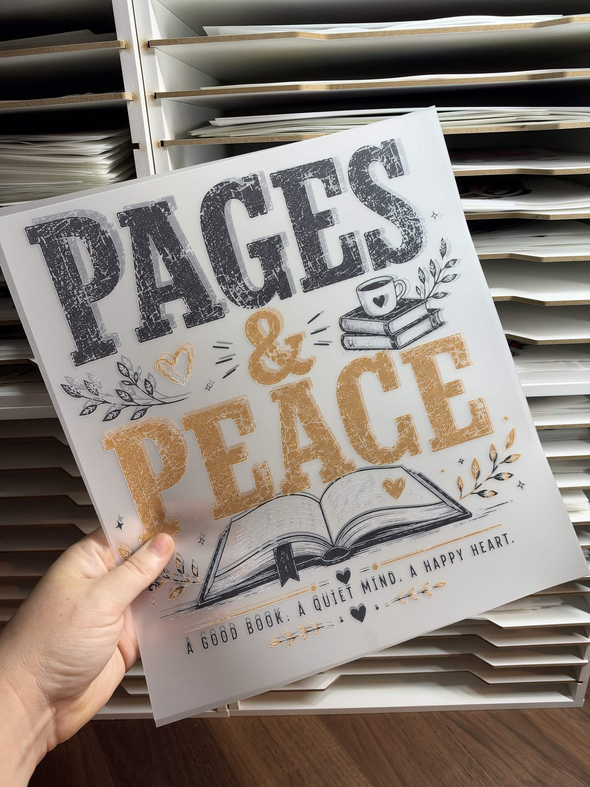 PAGES AND PEACE DTF