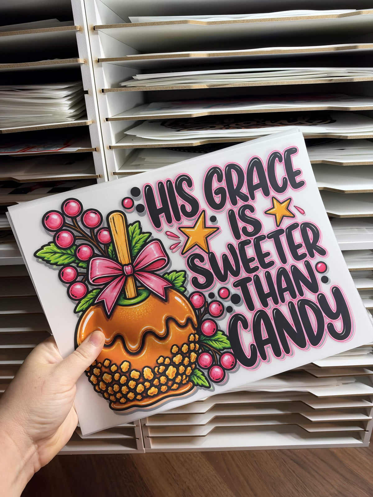 HIS GRACE IS SWEETER THAN CANDY DTF