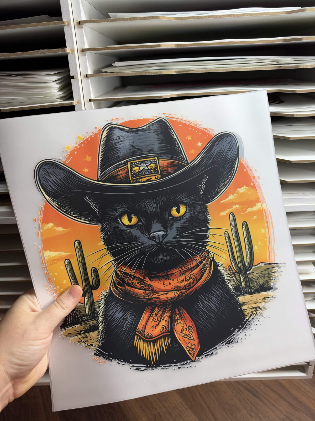 WESTERN BLACK CAT DTF