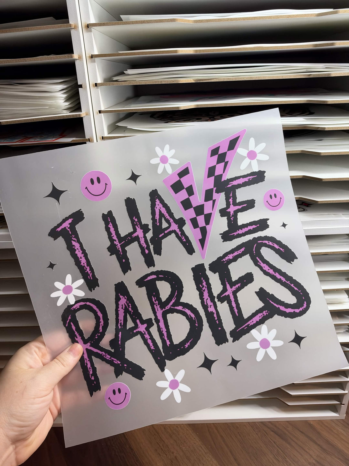 I HAVE RABIES DTF