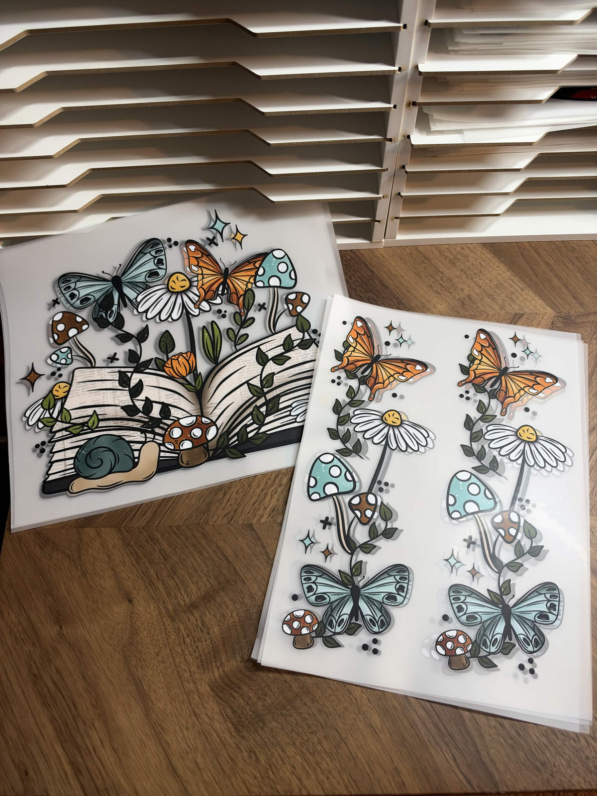 FLORAL BOOK W/ SLEEVES DTF