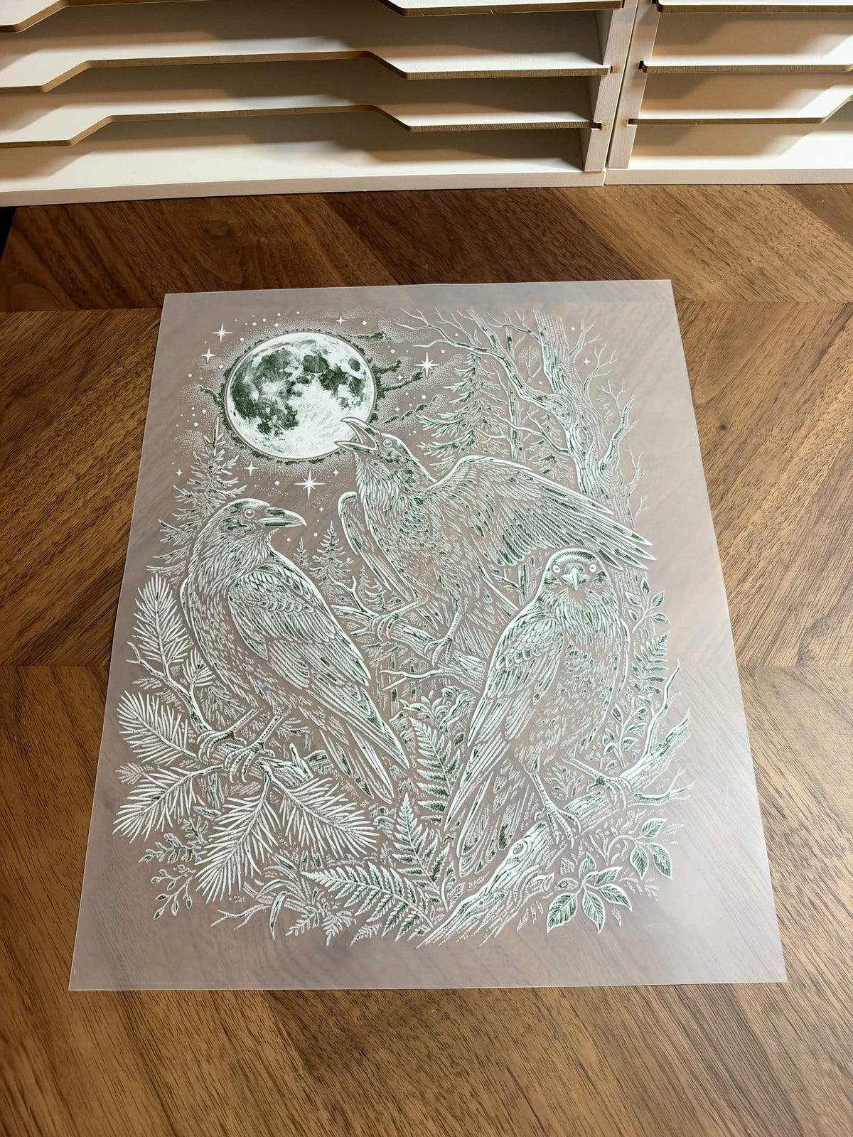 GREEN CROW 2TONE DTF