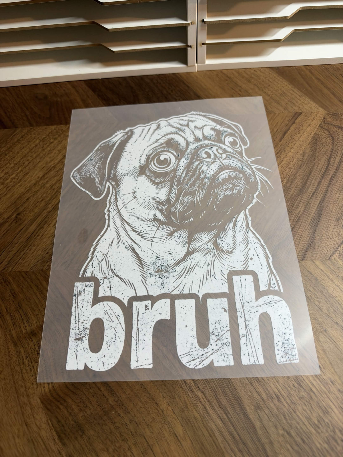 PUG BRUH 2TONE DTF