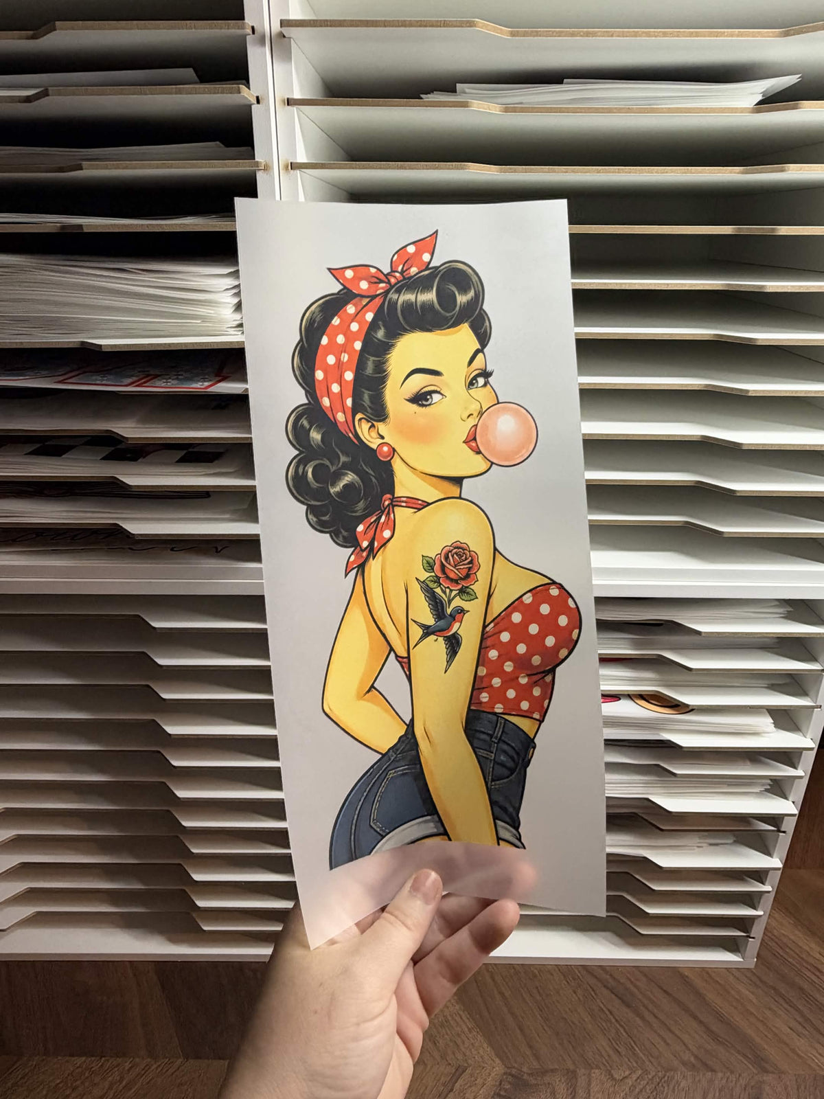 VINTAGE GIRL DTF
