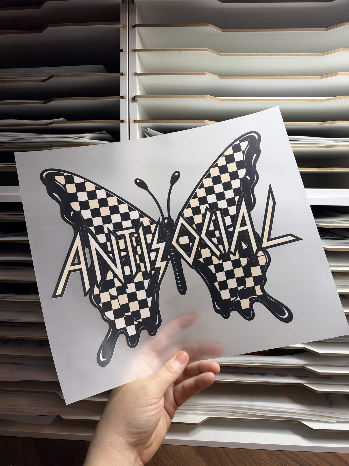 ANTI-SOCIAL BUTTERFLY DTF