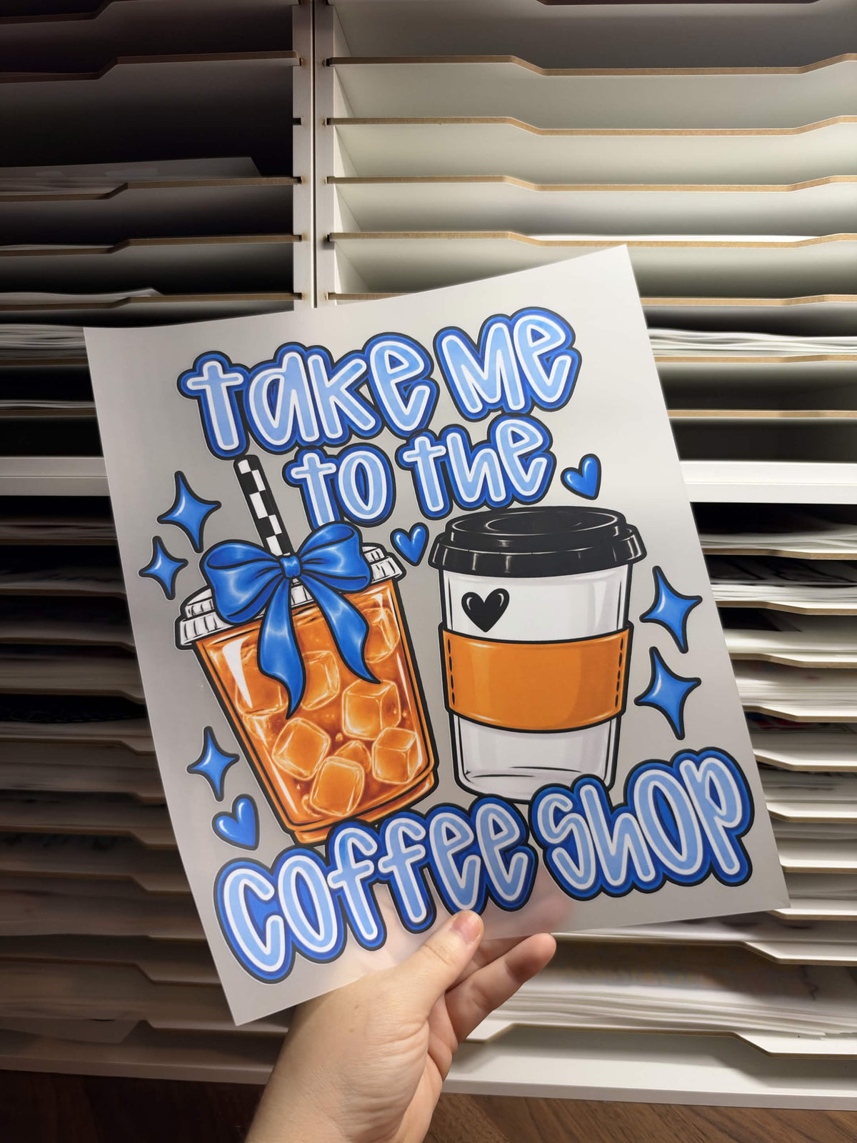 TAKE ME TO THE COFFEE SHOP DTF