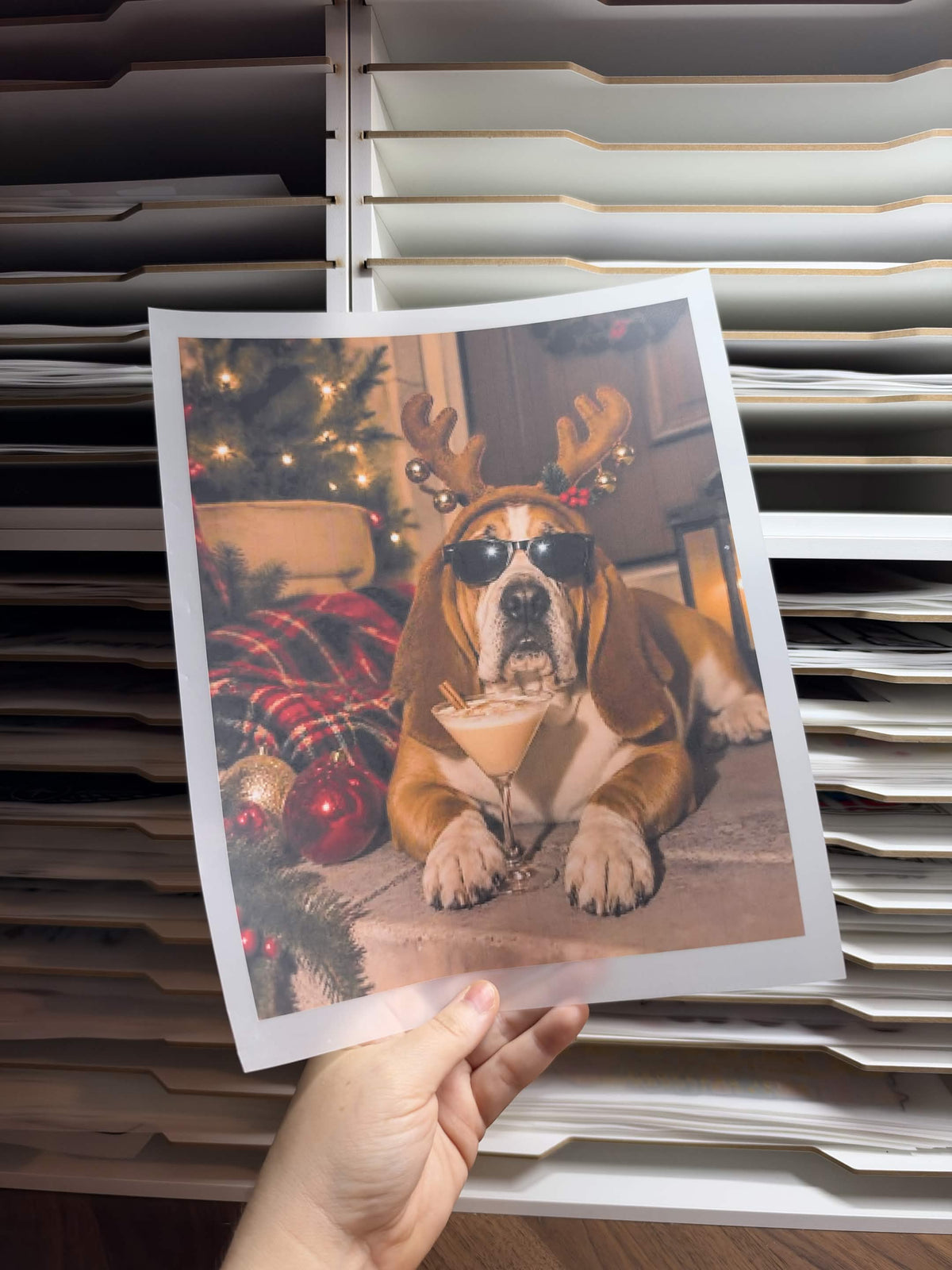 FESTIVE DOG DTF