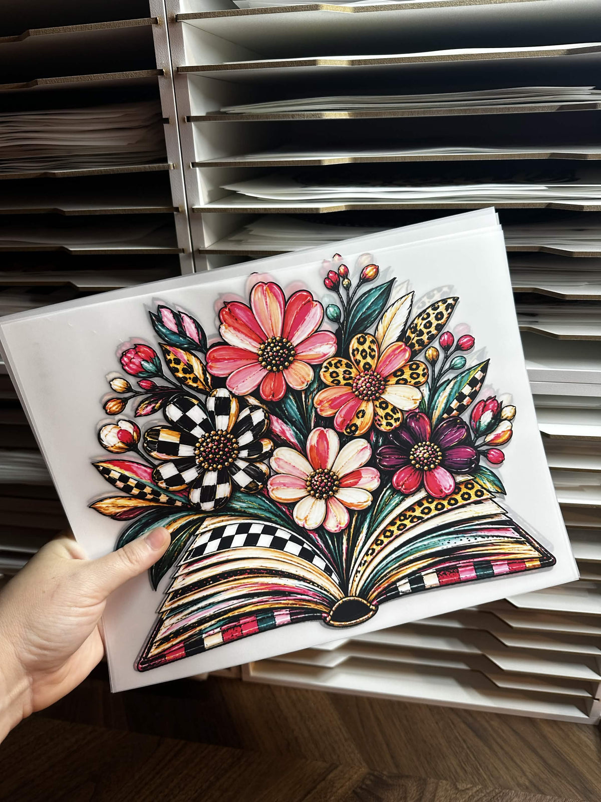 RETRO FLORAL BOOK DTF