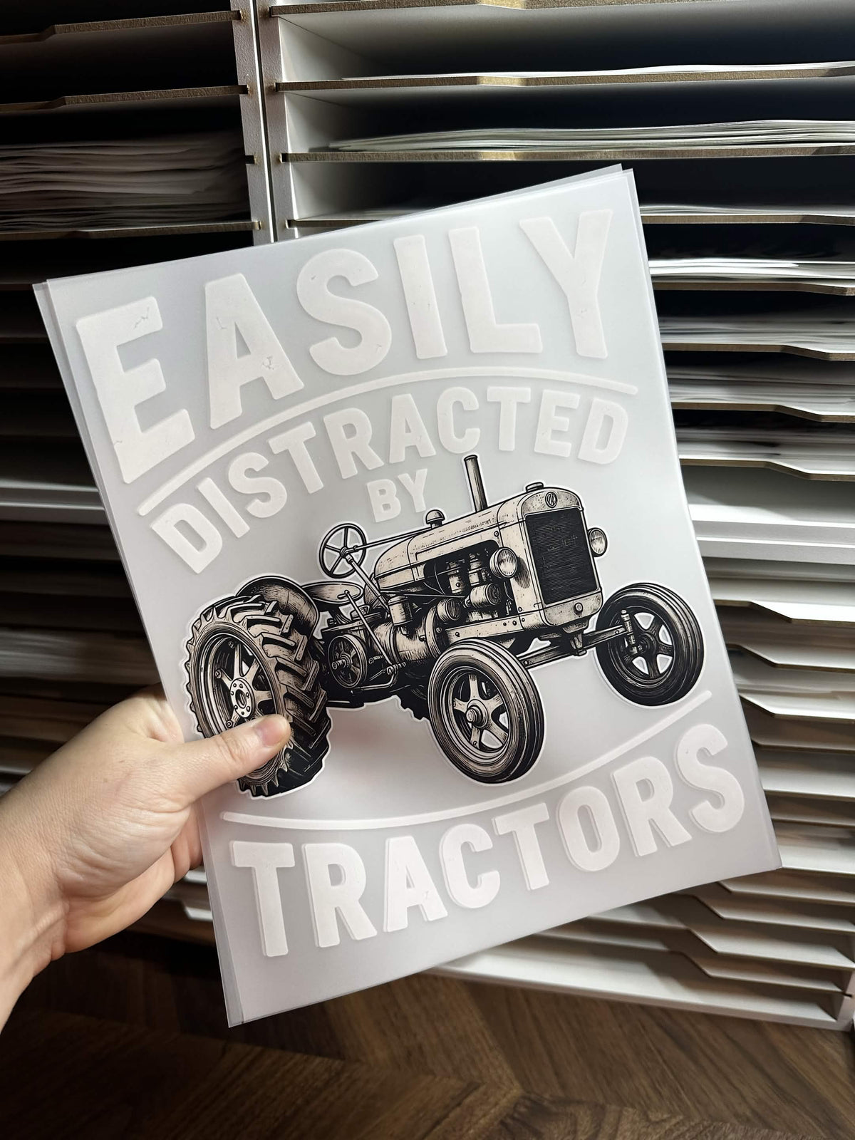 EASILY DISTRACTED BY TRACTORS DTF
