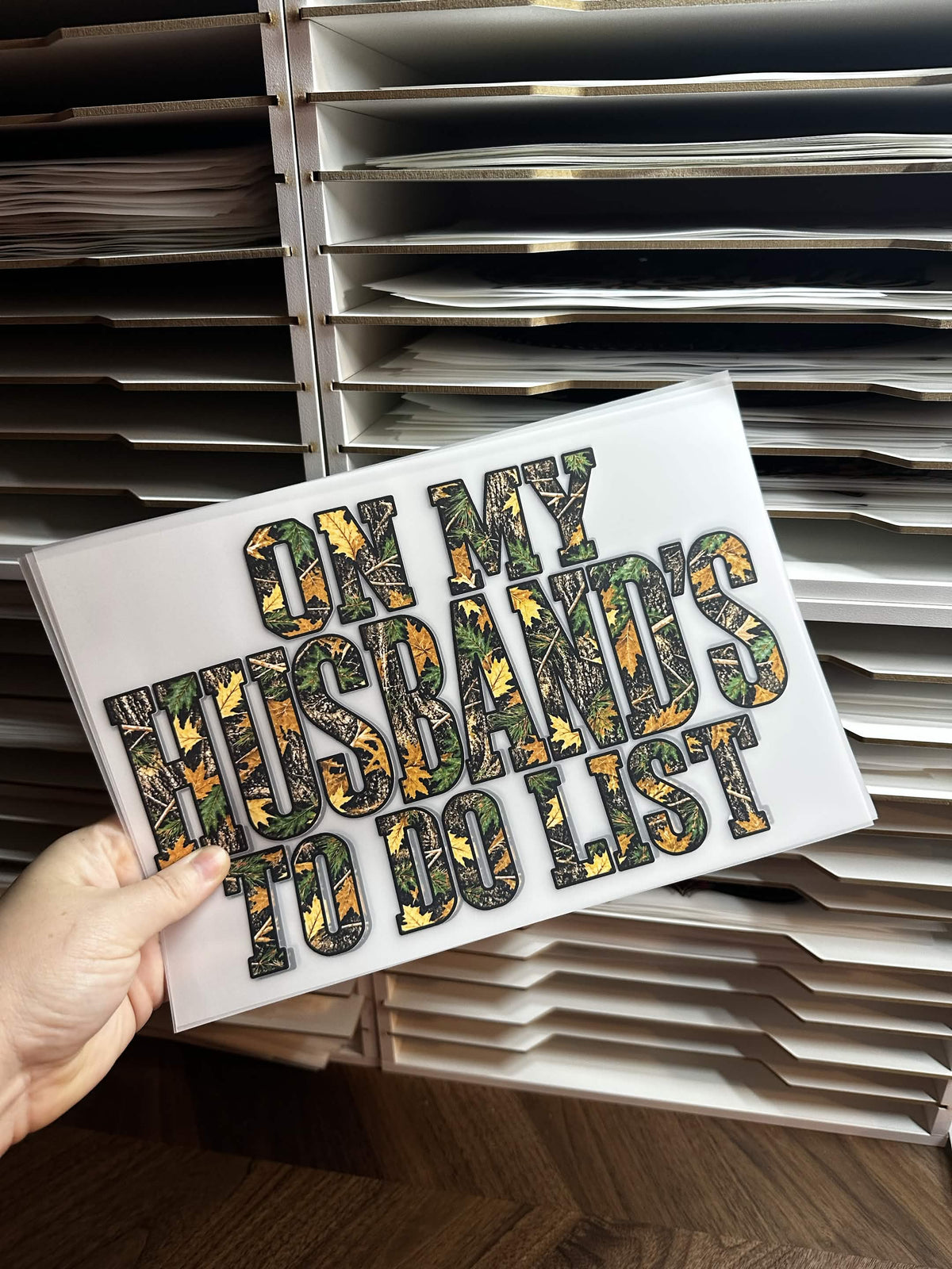 ON MY HUSBANDS TO DO LIST DTF