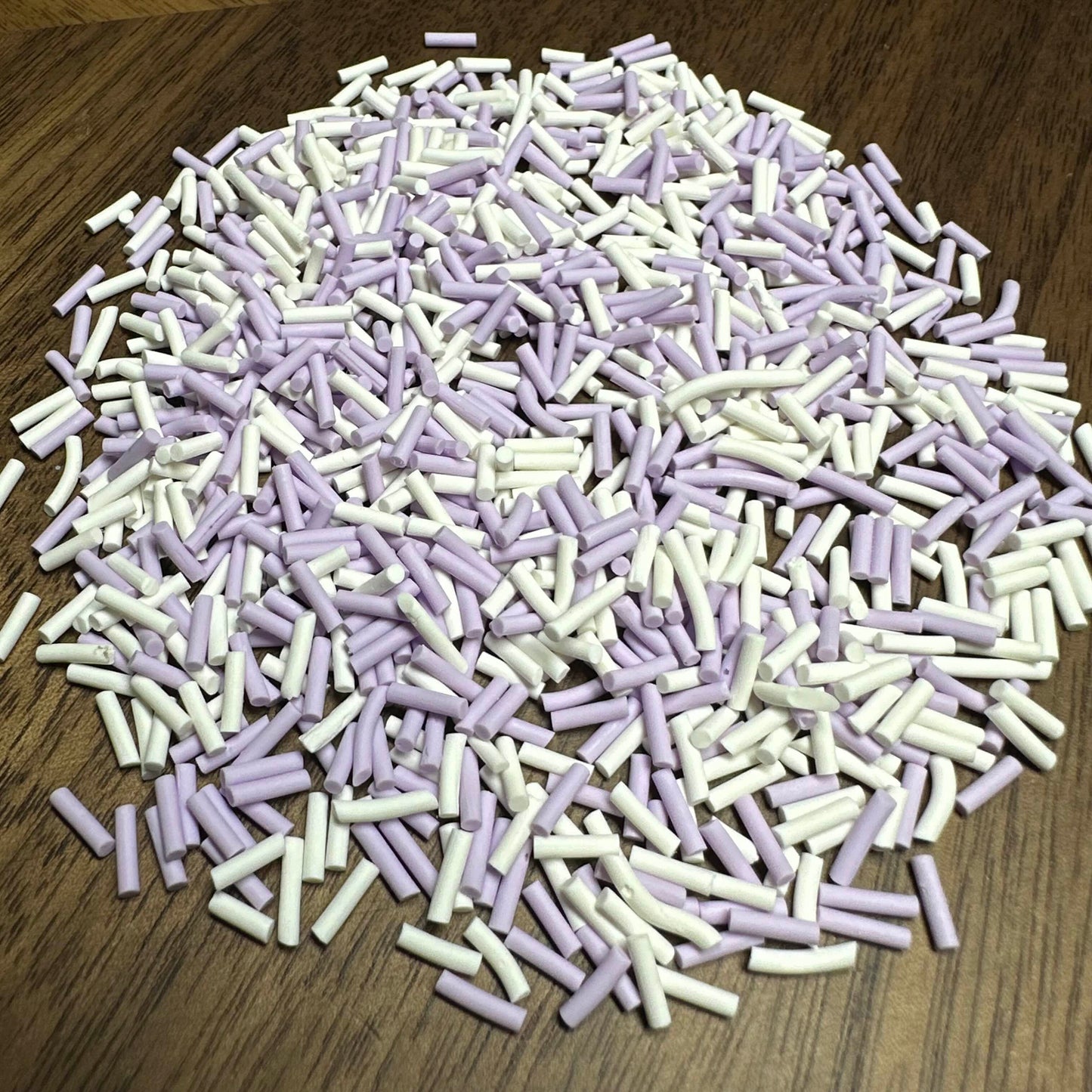 PURPLE & WHITE SPRINKLES