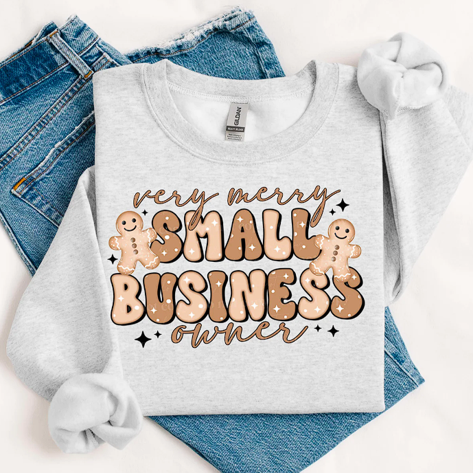 VERY MERRY SMALL BUSINESS OWNER SCREEN PRINT