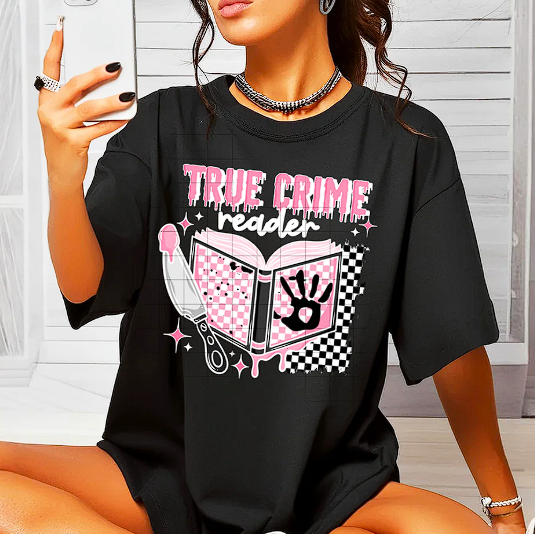 TRUE CRIME READER SCREEN PRINT