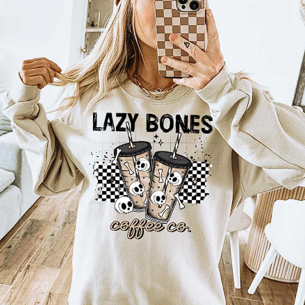 LAZY BONES COFFEE CO. SCREEN PRINT