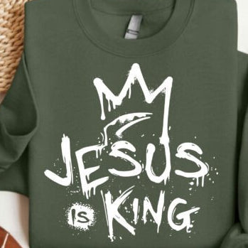 JESUS IS KING SCREEN PRINT