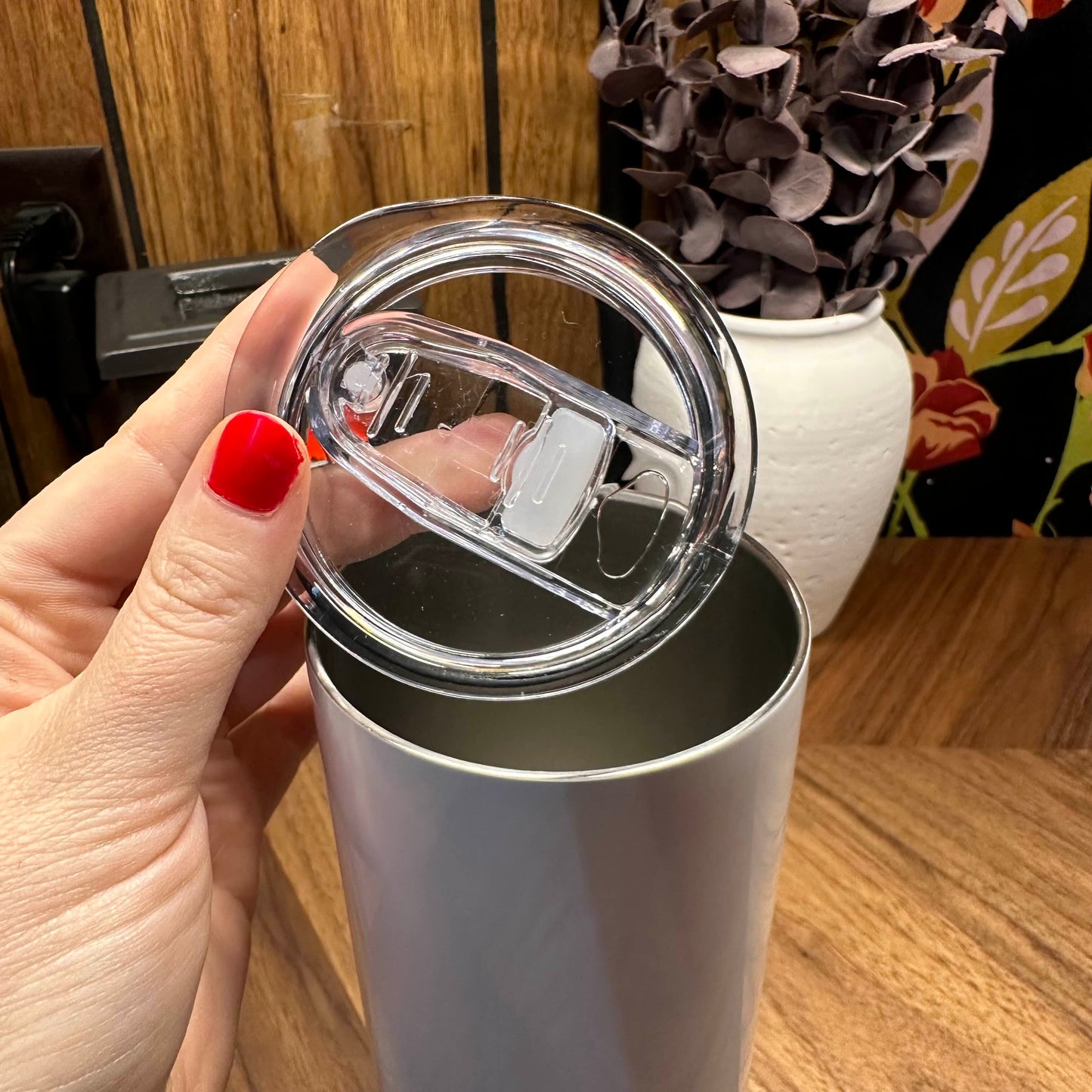 20OZ SUBLIMATION TUMBLER W/ STAINLESS STEEL STRAW