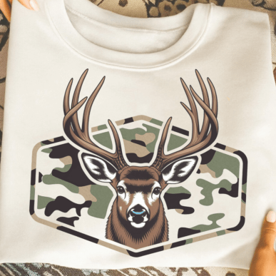 CAMO BUCK SCREEN PRINT