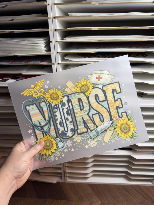 SUNFLOWER NURSE DTF