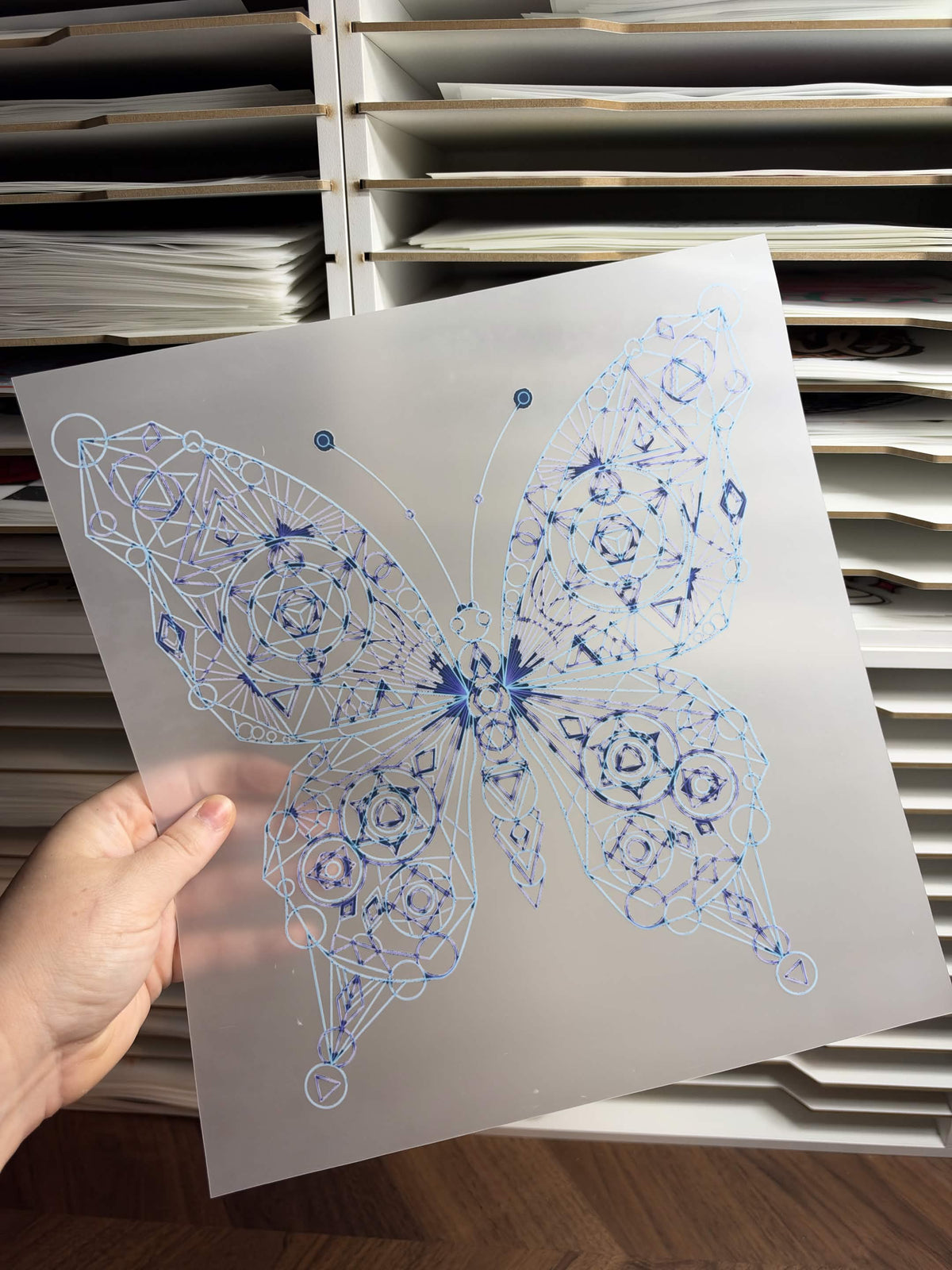 STARS BUTTERFLY DTF