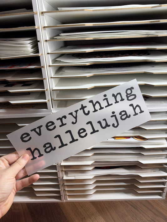 EVERYTHING HALLELUJAH DTF