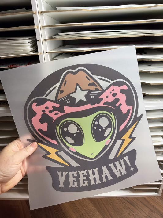 YEEHAW ALIEN DTF