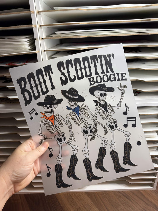 BOOT SCOOTIN BOOGIE DTF