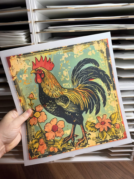 CHICKEN VINTAGE DTF