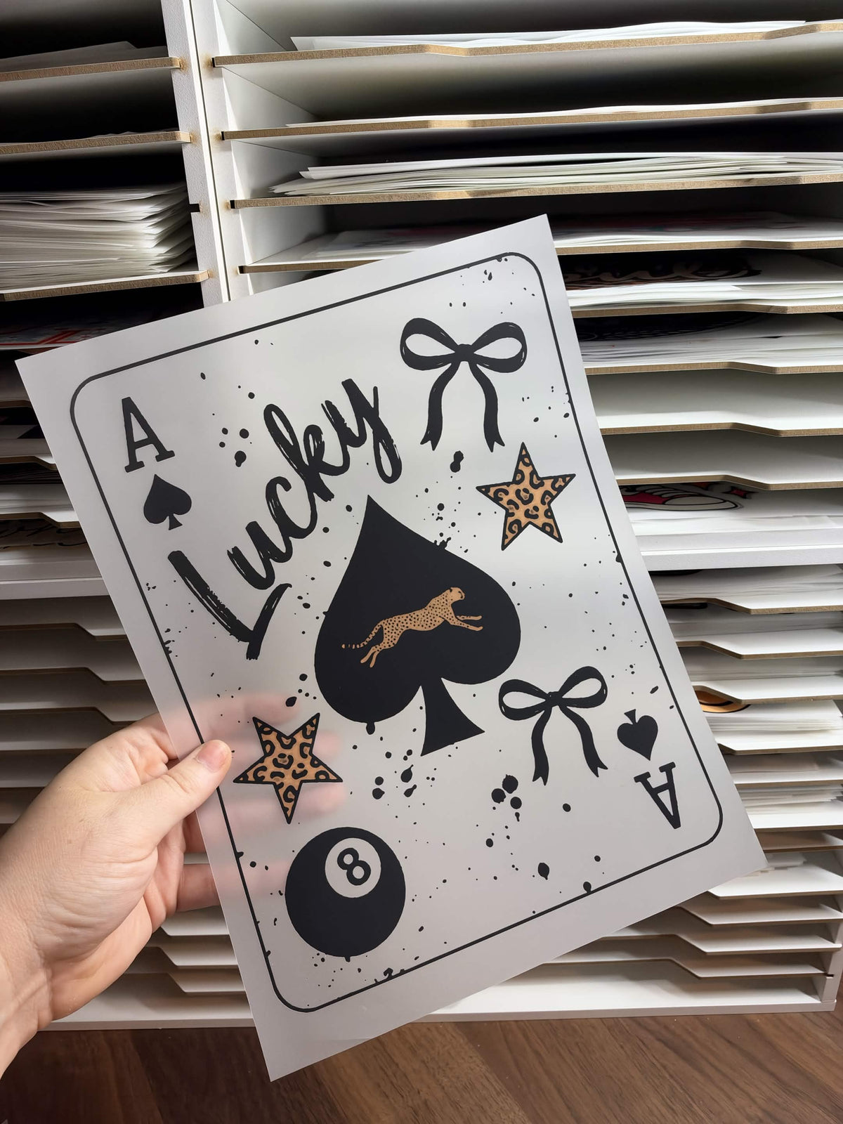LUCKY CARD DTF
