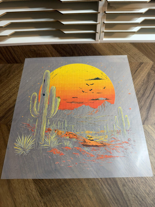 DESERT SUNSET 2TONE DTF
