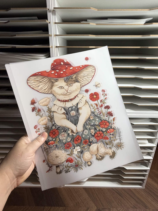 MUSHROOM CAT DTF