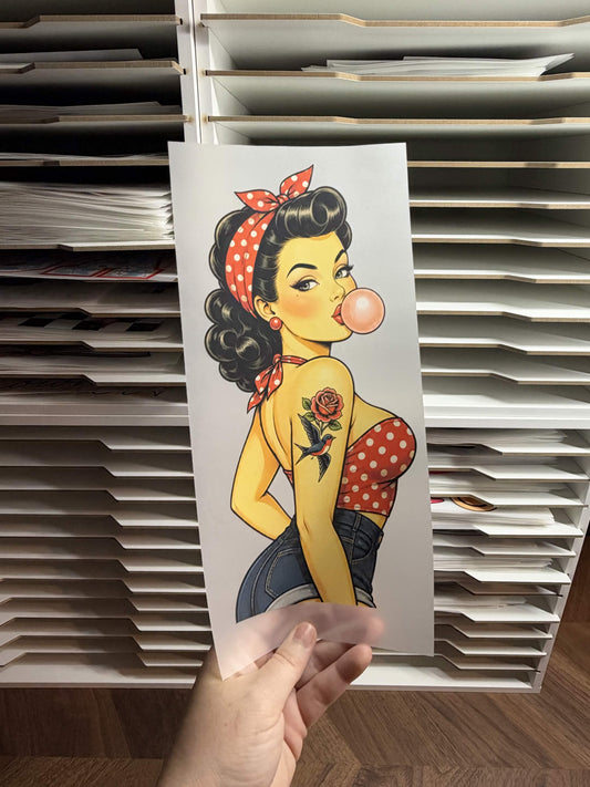 VINTAGE GIRL DTF
