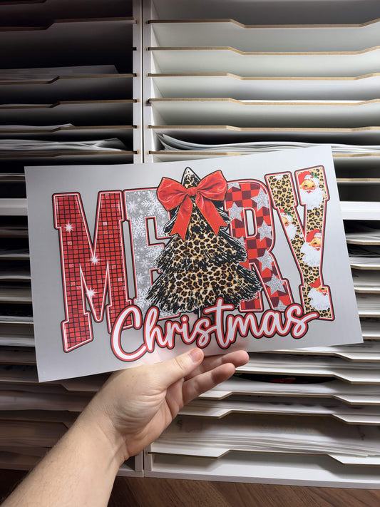 RED MERRY DTF