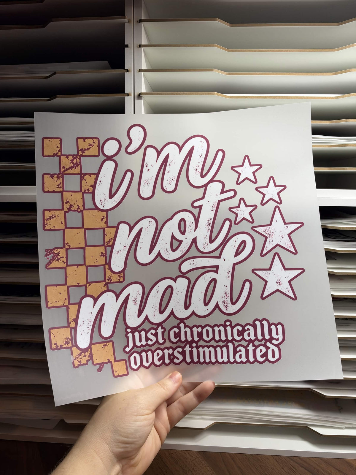 IM NOT MAD DTF