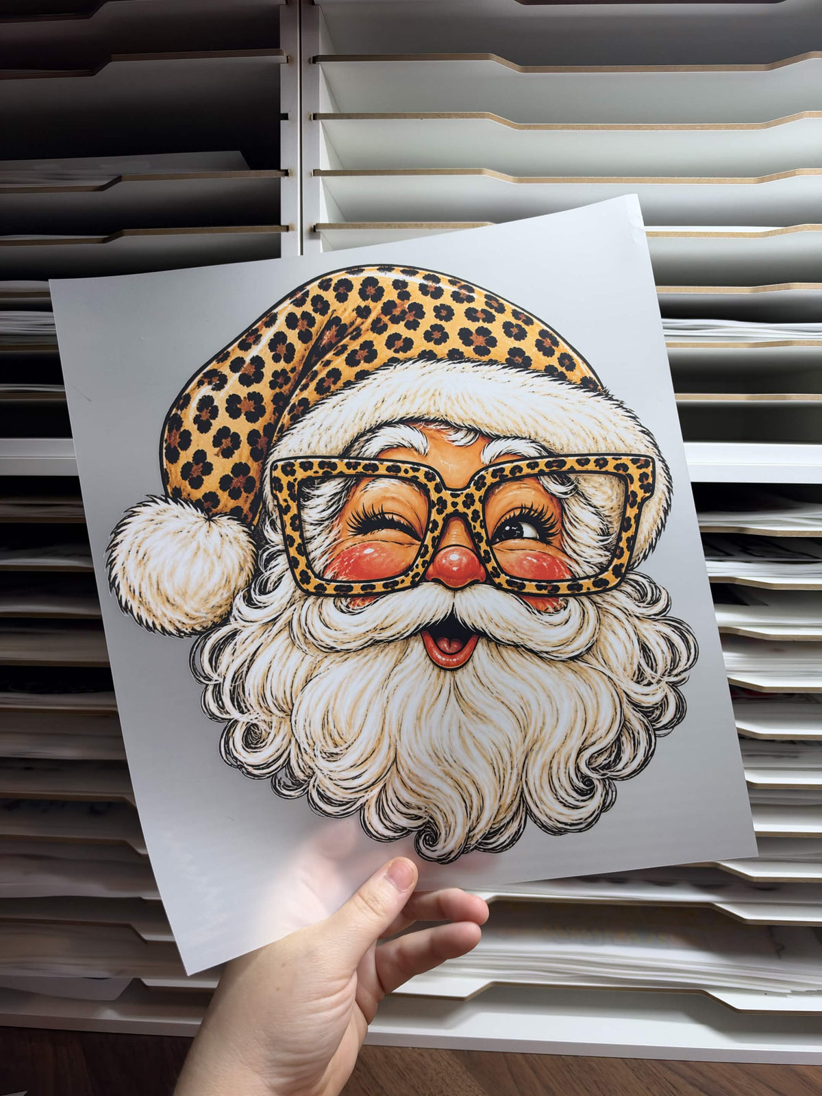 CHEETAH SANTA DTF