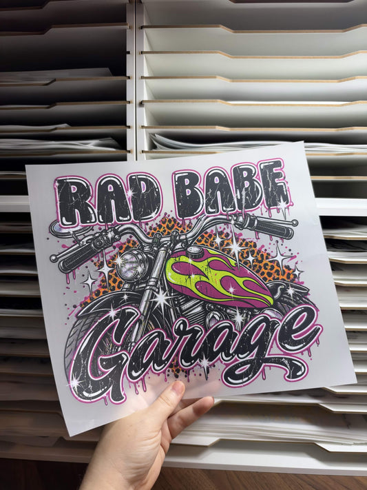 PURPLE RAD BABE GARAGE DTF