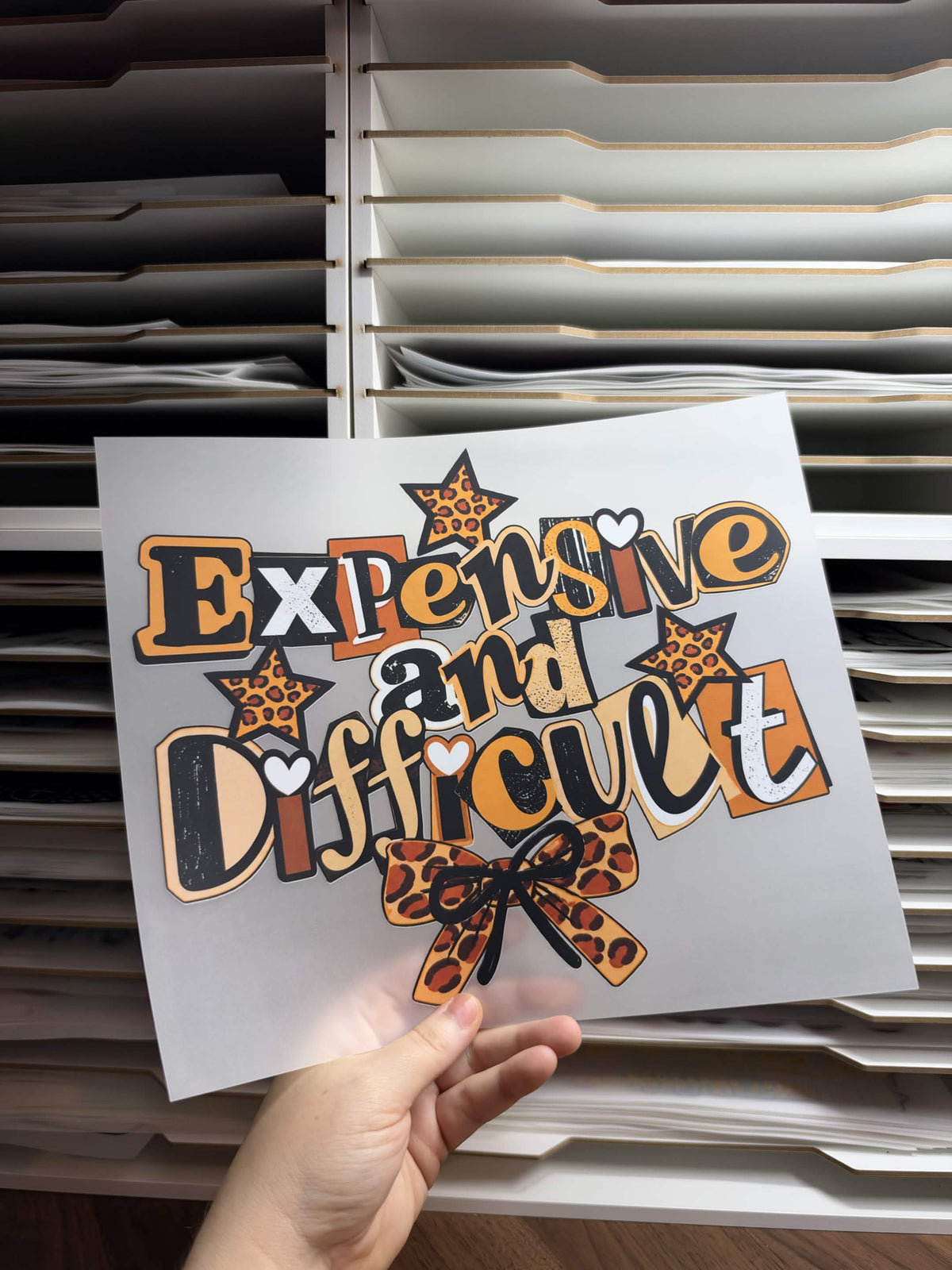 EXPENSIVE & DIFFICULT BROWN DTF