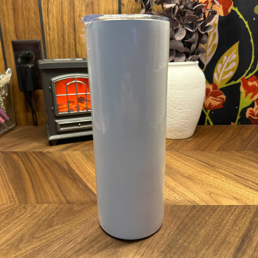 20OZ SUBLIMATION TUMBLER W/ STAINLESS STEEL STRAW