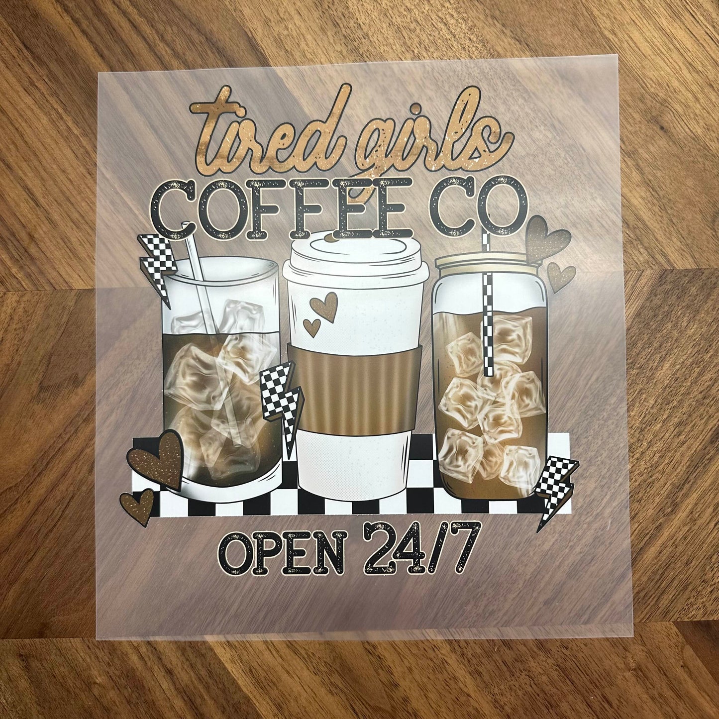 TIRED GIRL COFFEE CO. - DTF PRINT