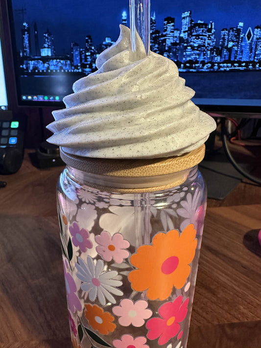 COOKIES & CREAM 20OZ TOPPER 3D PRINTED