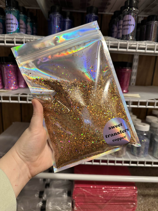 "COPPER" CHUNKY GLITTER 10OZ