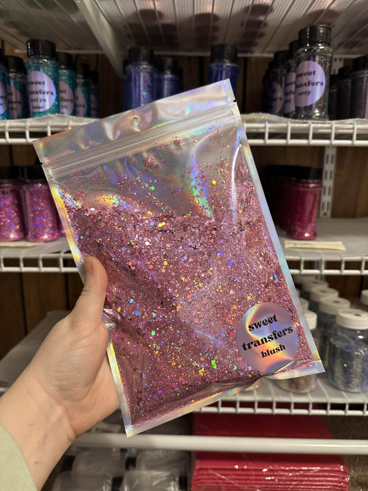"BLUSH" CHUNKY GLITTER 10OZ