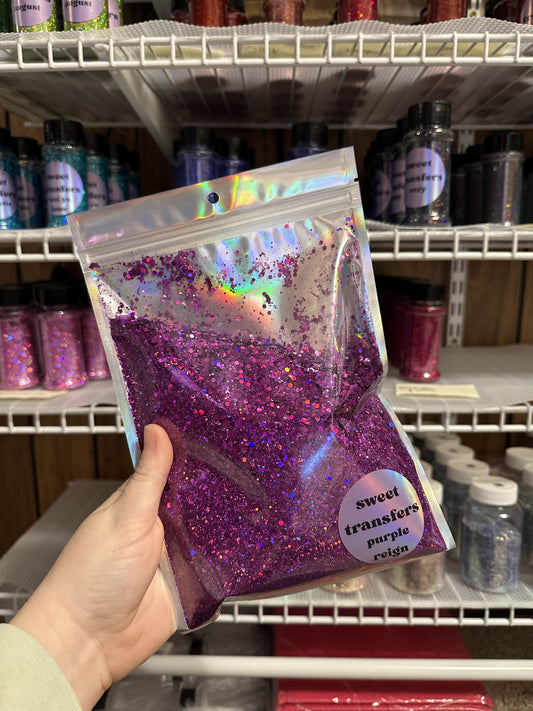 "PURPLE REIGN" CHUNKY GLITTER 10OZ