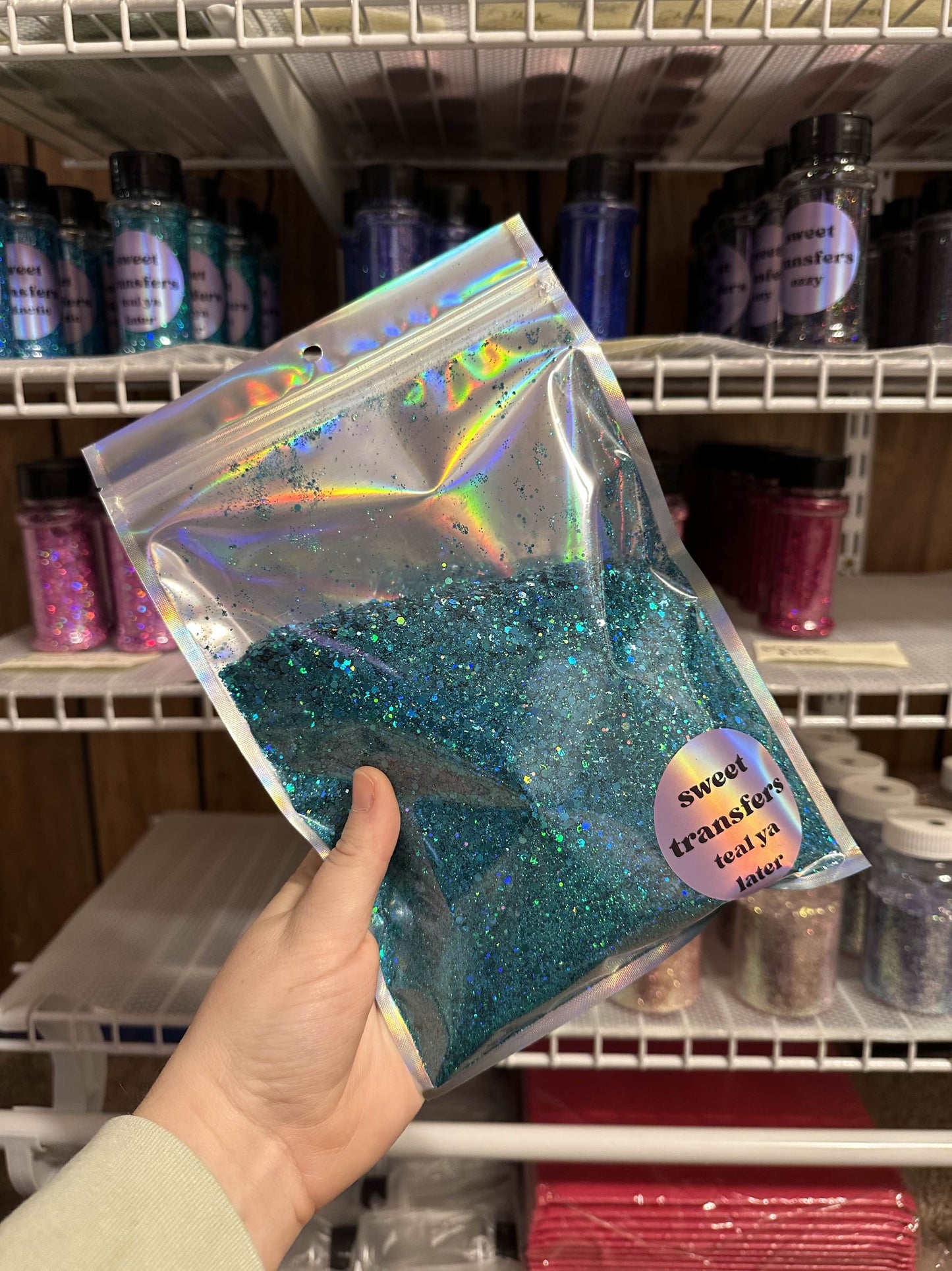 "TEAL YA LATER" CHUNKY GLITTER 10OZ