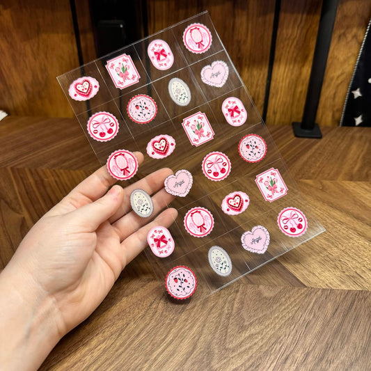 COQUETTE STAMPS ELEMENT SHEET