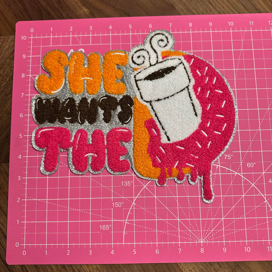 SHE WANTS THE D CHINELLE PATCH