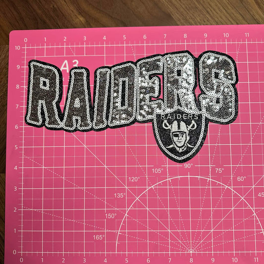 RAIDERS SEQUIN PATCH